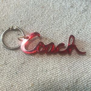 COPY - COACH Lucite Red Bag Charm♥️
